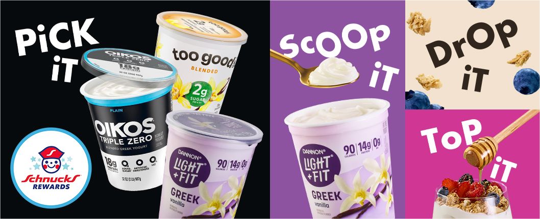 Pick it. Scoop it. Drop it. Top it.